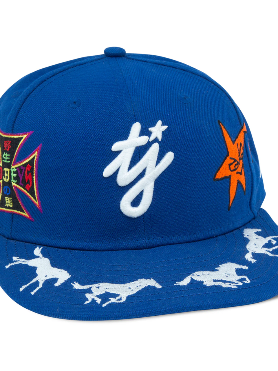 【TWO JEYS - トゥージェイズ】NE X TJ EMBROIDERED 59FIFTY / ROYAL BLUE (キャップ/ロイヤルブルー)