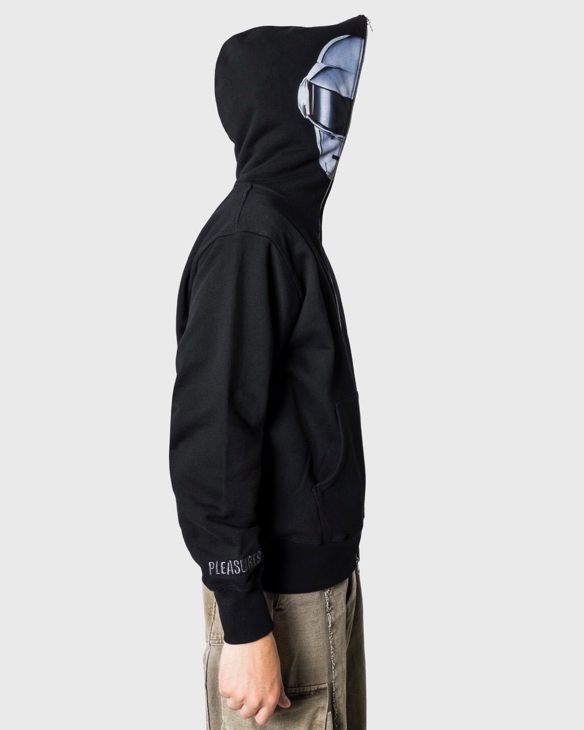 【PLEASURES - プレジャーズ】RAM ZIP HOODIE / BLACK (フーディ/ブラック)