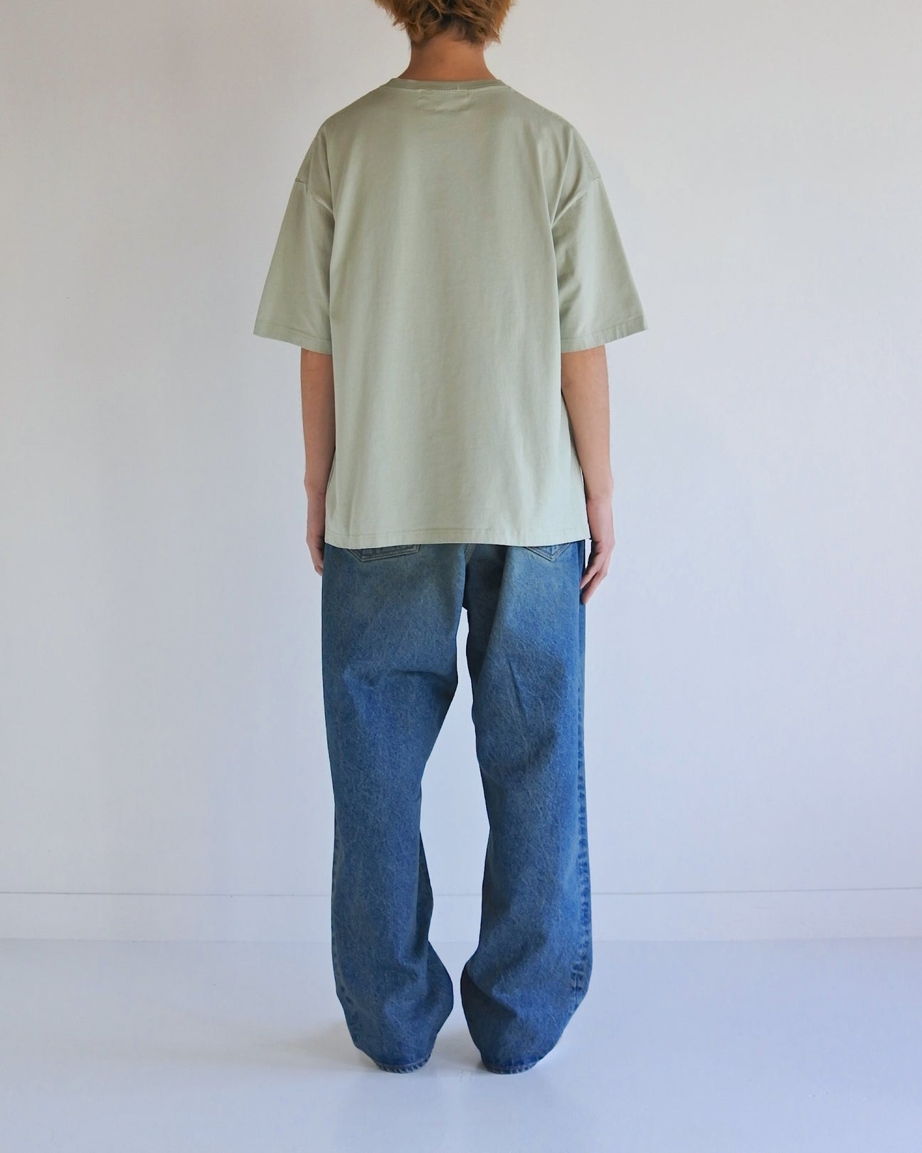 【ANACHRONORM - アナクロノーム】AN368 MANCHESTER PRINTED S/S T-S / SAGE (Tシャツ/セージ)