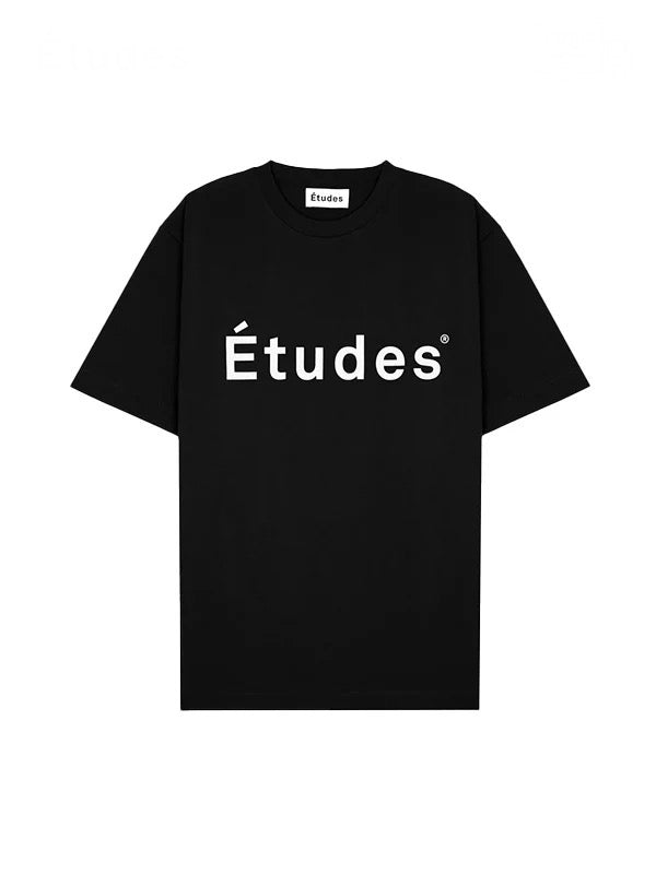 【Études - エチュード】WONDER ETUDES SS TEE / BLACK(Tシャツ/ブラック)