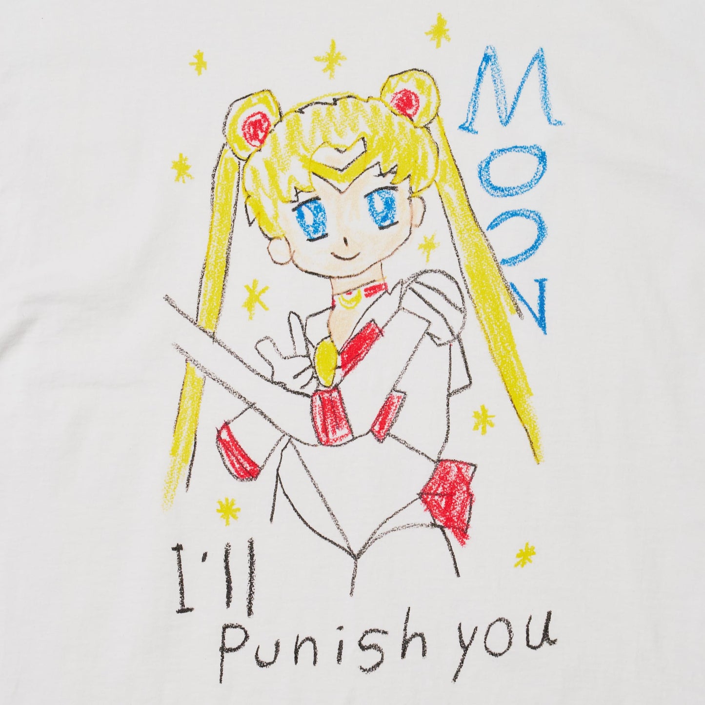 【KRAYON GANG - クレヨンギャング】MOON LS TEE / WHITE (Tシャツ/ホワイト)