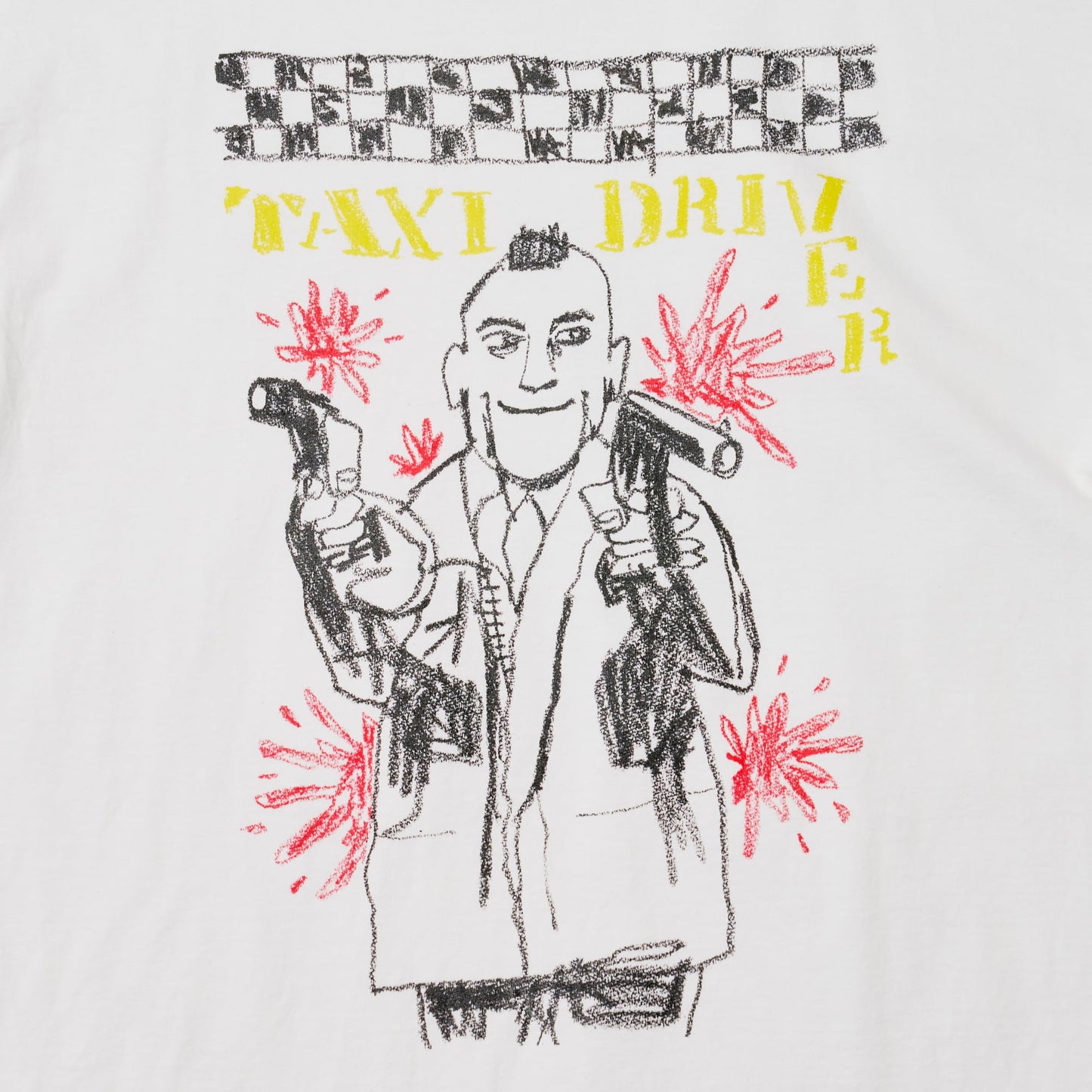 【KRAYON GANG - クレヨンギャング】TAXI DRIVER LS TEE / WHITE (Tシャツ/ホワイト)