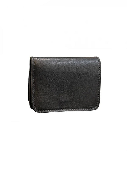 【GUIDI - グイディ】 "C8" SMALL LEATHER WALLET(財布/ブラック)