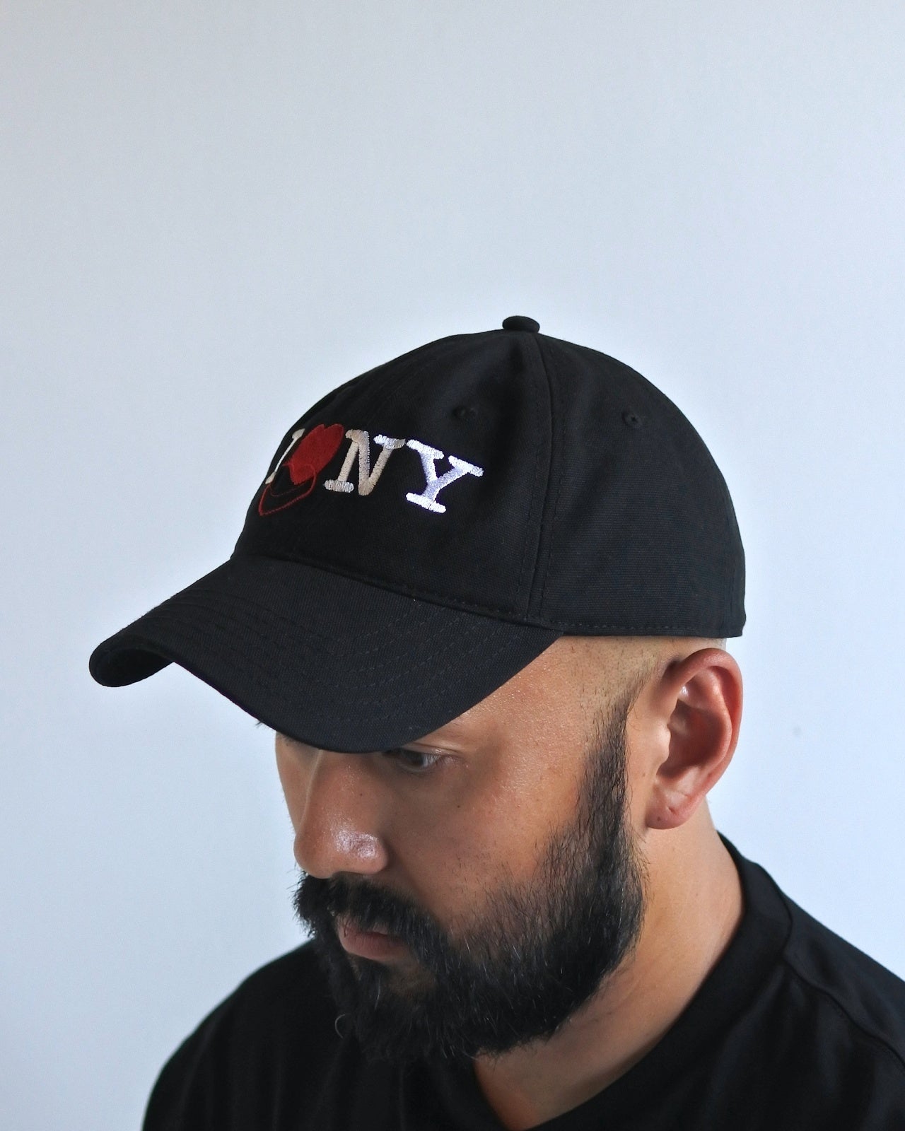 【ANACHRONORM - アナクロノーム】ICON THREADS GLITCH EMBROIDERY CAP / BLACK (キャップ/ブラック)