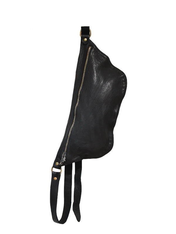 【GUIDI - グイディ】"Q100" Belt Bag / Soft Horse Full Grain(バッグ/ブラック)