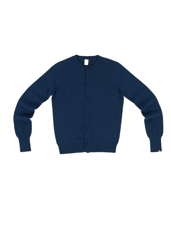 【extreme cashmere - エクストリームカシミヤ】N°332 little bit / SAFFIRE(ニット/カーディガン/サファイア)