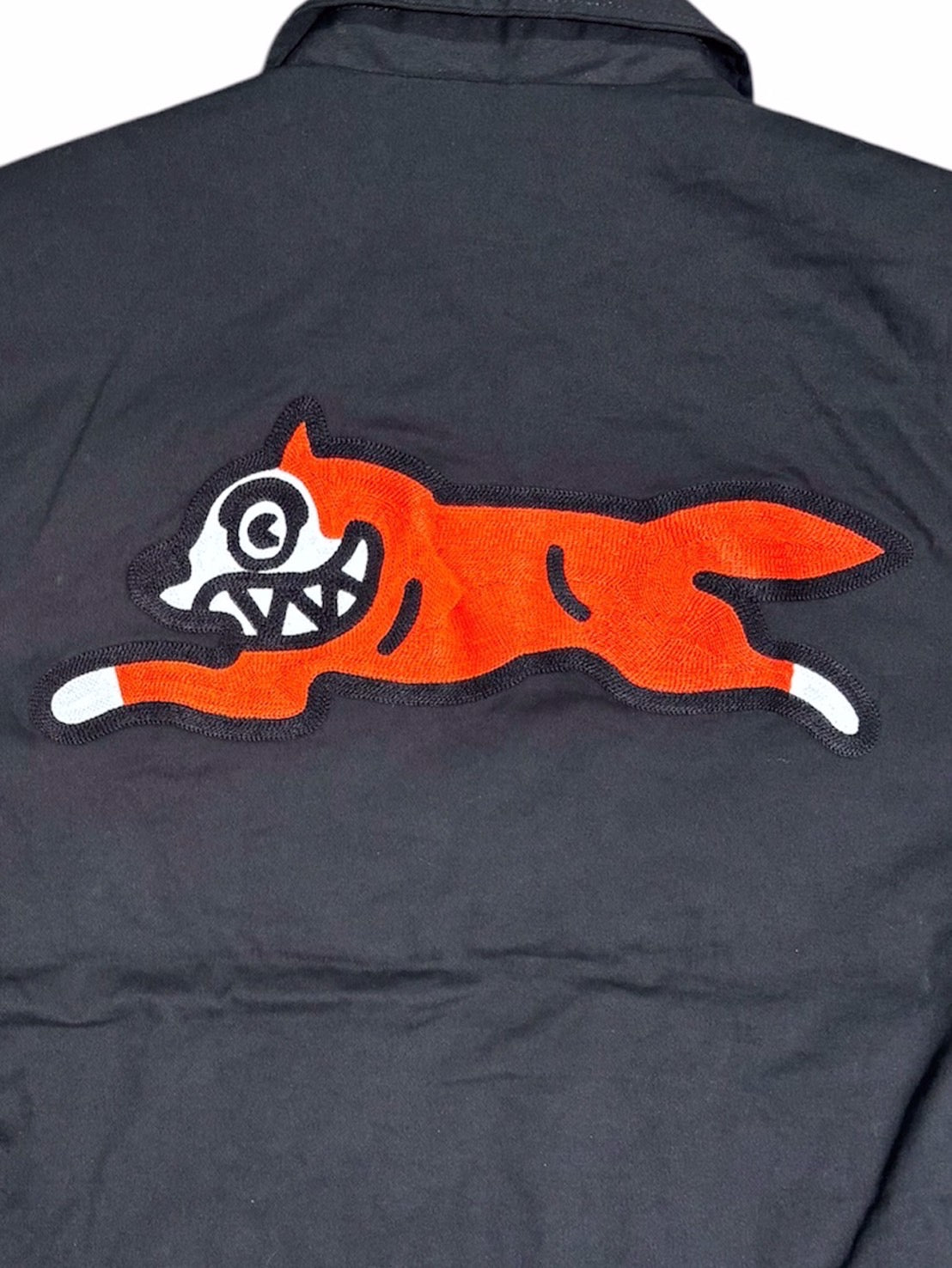 【ICE CREAM - アイスクリーム】WORKER RUNNING DOG CHAINSTITCH EMBROIDERY JACKET / BLACK (ジャケット/ブラック)