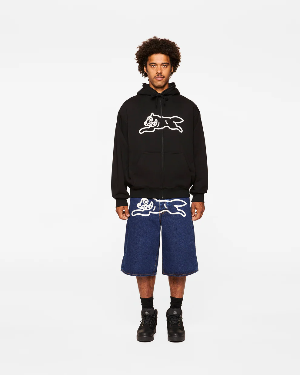 【ICE CREAM - アイスクリーム】SCANNER FULL ZIP HOODIE / BLACK (フーディ/ブラック)