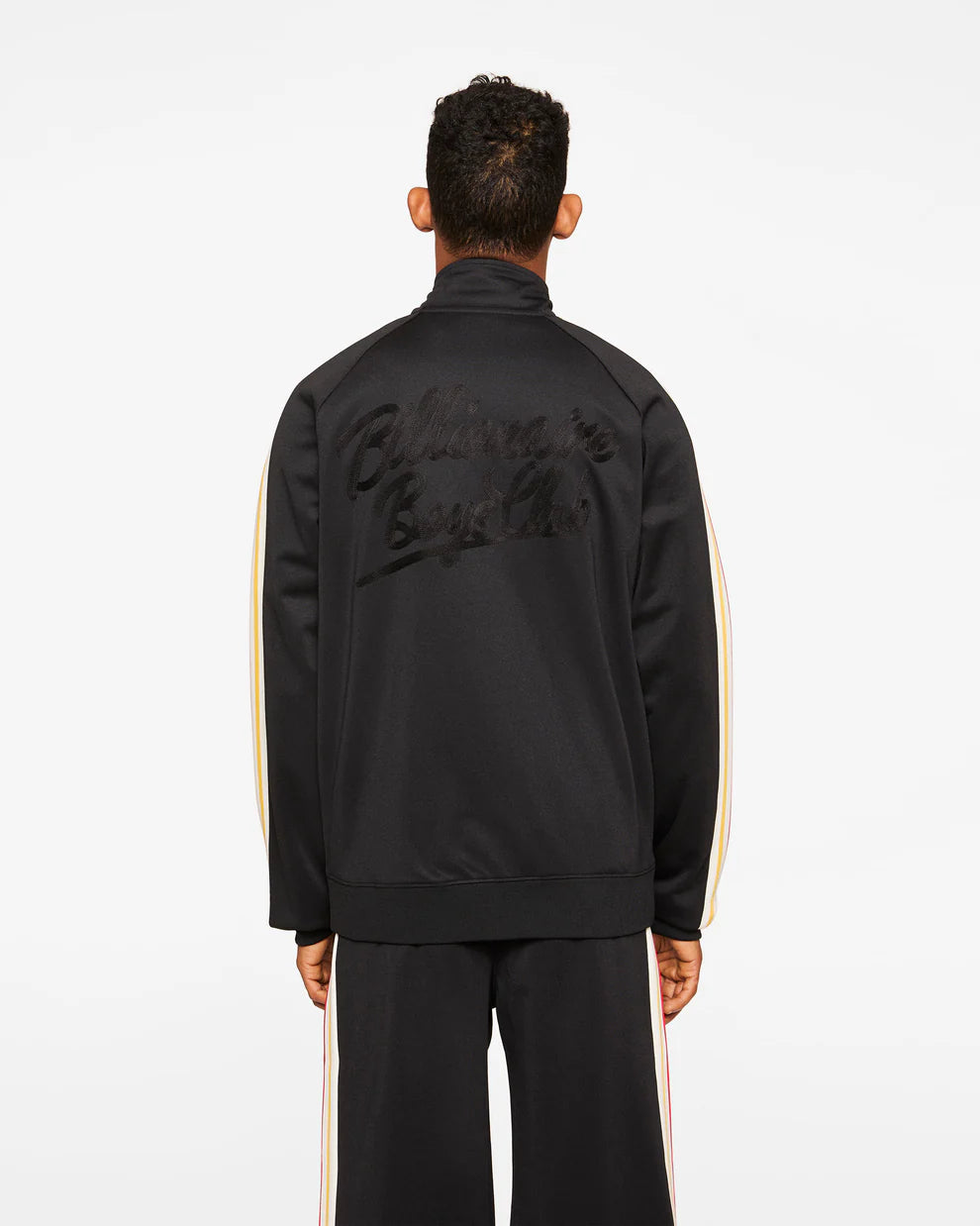 【Billionaire Boys Club-ビリオネアボーイズクラブ】 BB SOUNDCHECK CHAINSTITCH ZIP FRONT TRACK JACKET / BLACK (トラックジャケット/ブラック)