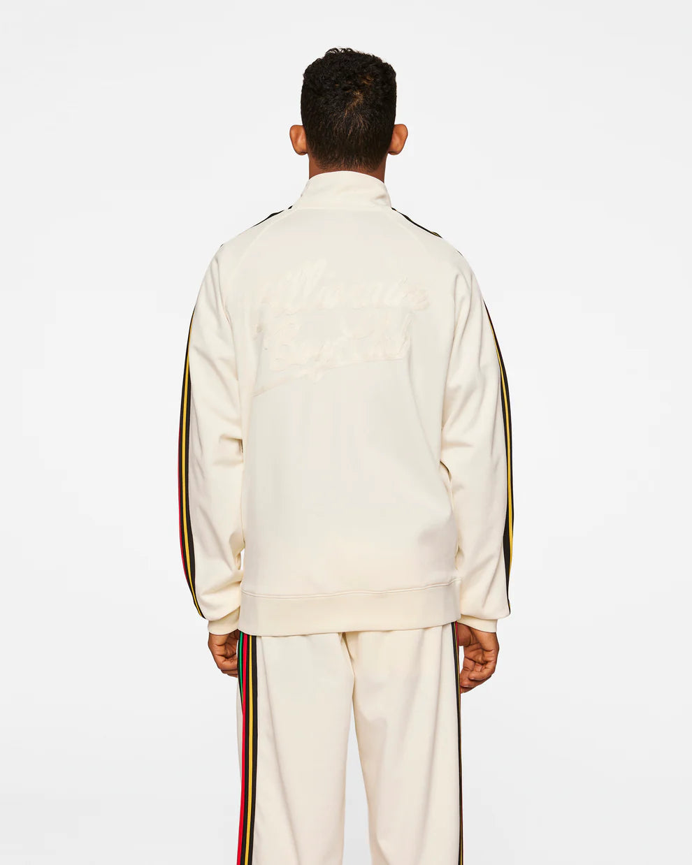 【Billionaire Boys Club-ビリオネアボーイズクラブ】 BB SOUNDCHECK CHAINSTITCH ZIP FRONT TRACK JACKET / WINTER WHITE (トラックジャケット/ウィンターホワイト)