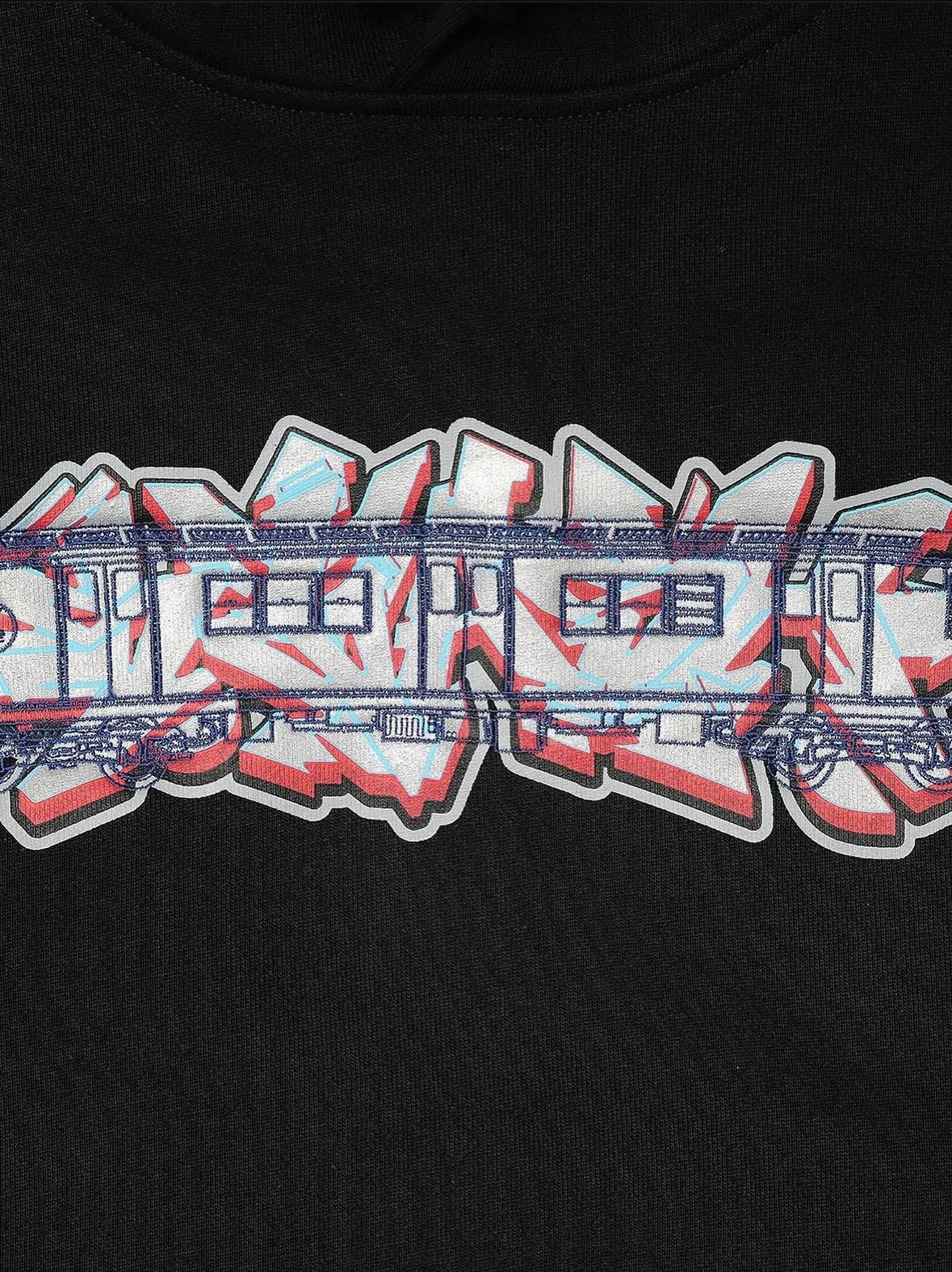 【SUBWARE - サブウェア】STASH PIEACE + TRAINCAR HOODIE / BLACK (フーディ/ブラック)