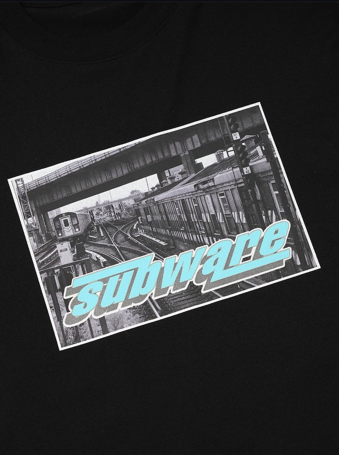 【SUBWARE - サブウェア】TRAINYARD L/S TEE / BLACK (ロンT/ブラック)