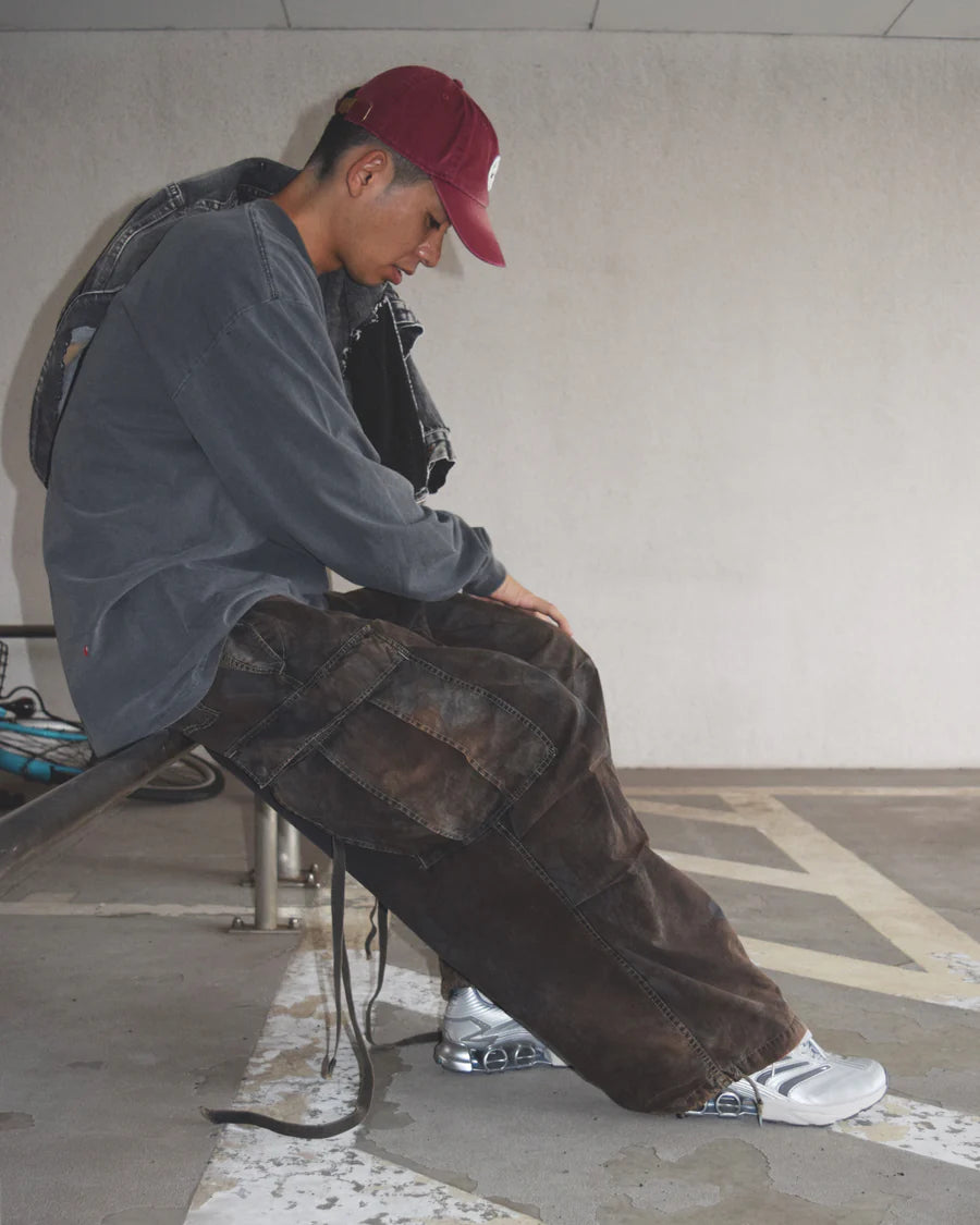 【ANACHRONORM - アナクロノーム】AN376-B SULFUR DYED RIPSTOP REALTREE M-51 TYPE FIELD OVER PANTS / SULFUR BLACK (パンツ/サルファーブラック)