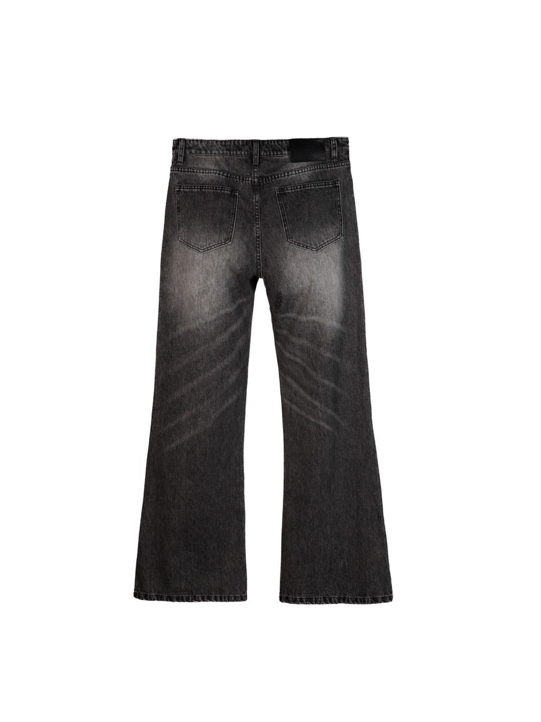 【BASKETCASE - バスケットケース】LAX FLAIR DENIM WHISKER WASH / FADED BLACK (デニム/フェードブラック)