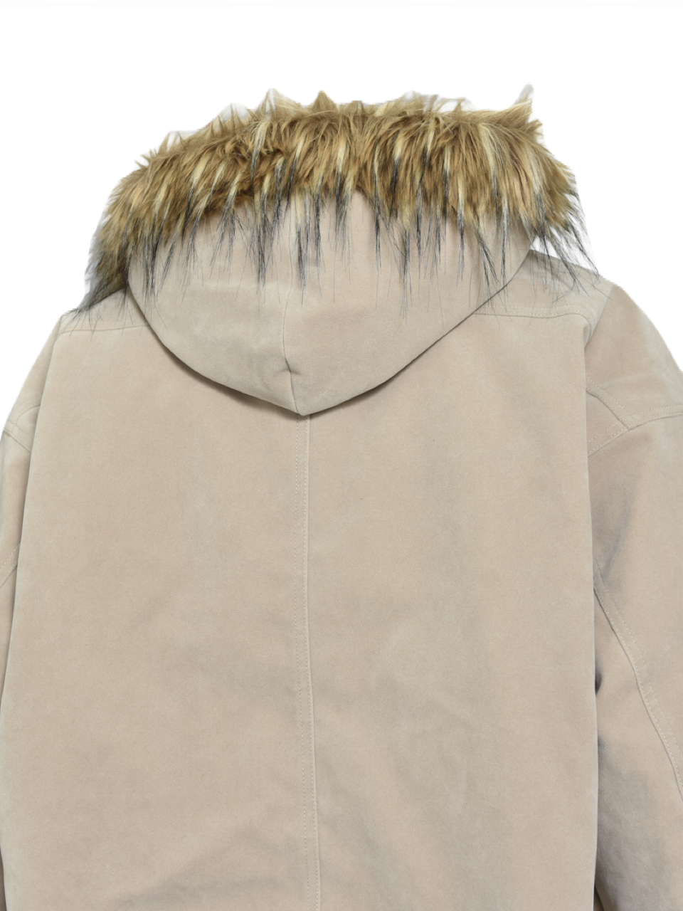 【BREATH - ブレス】 FAUX LEATHER FUR HOODED JACKET / BEIGE (ジャケット/ベージュ)