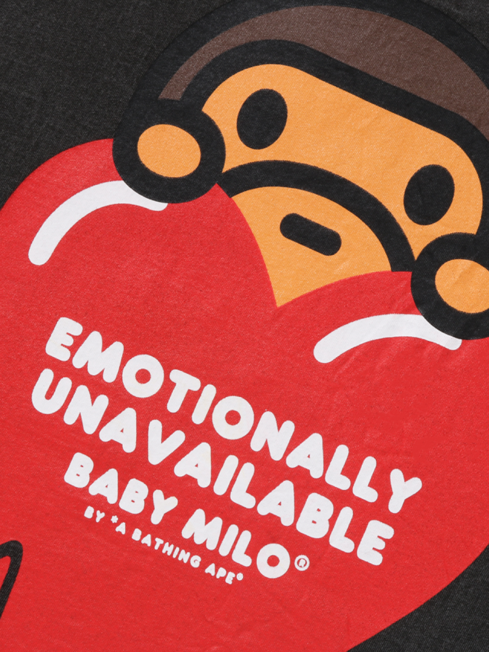 【EMOTIONALLY UNAVAILABLE - エモーショナリー アンアベイラブル】EU MILO SS TEE BLACK (Tシャツ/ブラック)