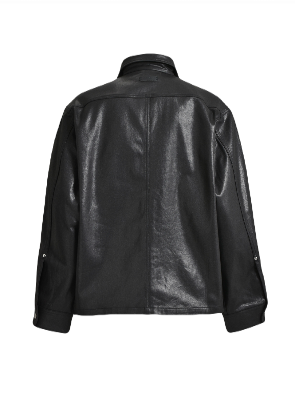 【BREATH - ブレス】 COATING SHIRT JACKET / BLACK (ジャケット/ブラック)
