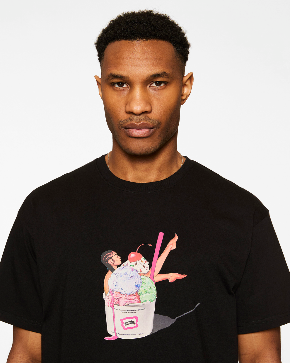 【ICE CREAM - アイスクリーム】PIN UP T-SHIRT / BLACK (Tシャツ/ブラック)