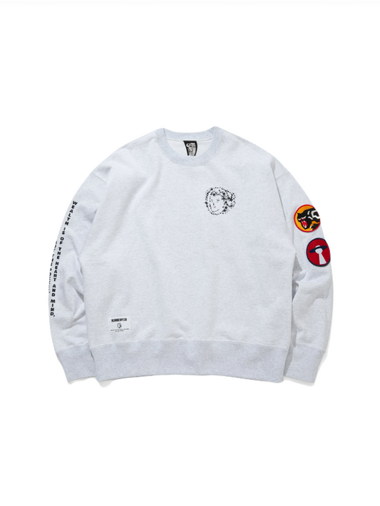 【Billionaire Boys Club-ビリオネアボーイズクラブ】 BB SWEATSHIRT/GREY (スウェット /グレー)