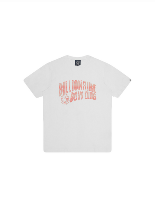 【Billionaire Boys Club-ビリオネアボーイズクラブ】MOUNTAIN FILL ARCH LOGO T-SHIRT/WHITE (Tシャツ/ホワイト)