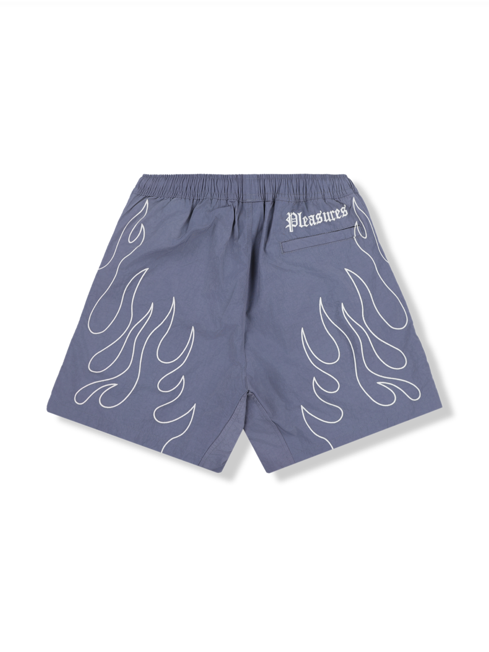 【PLEASURES - プレジャーズ】FIERY RUNNING SHORTS / GRAY (ショーツ/グレー)