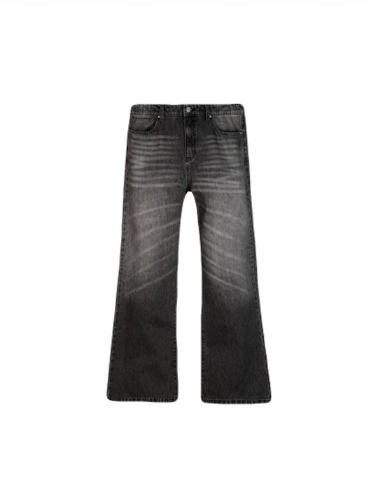 【BASKETCASE  - バスケットケース】LAX FLAIR DENIM WHISKER WASH / FADED BLACK (デニム/フェードブラック)