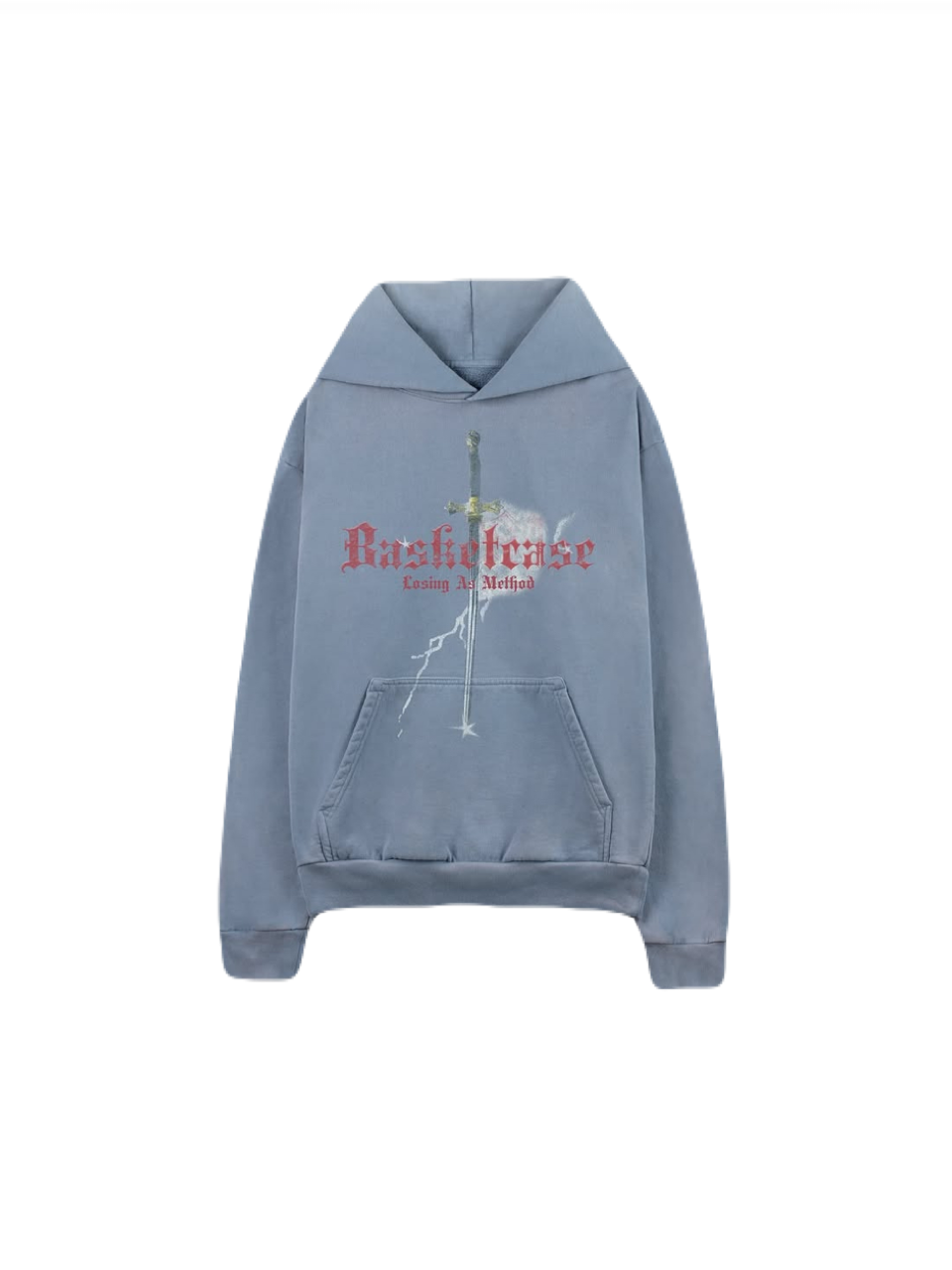 【BASKETCASE - バスケットケース】RUSH HOODIE / FADED BLUE (フーディ/フェードブルー)