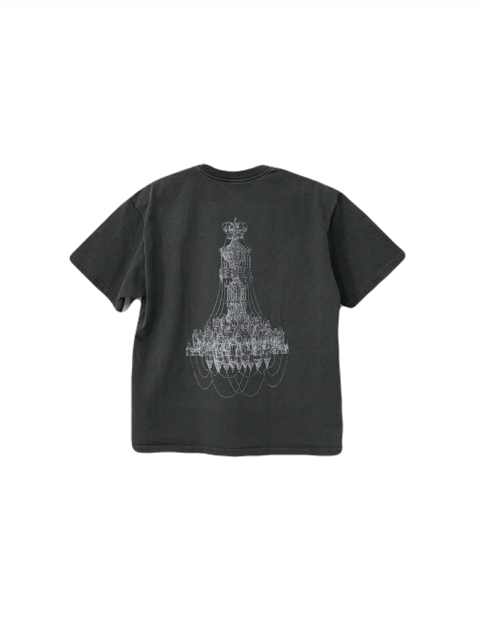 【BASKETCASE - バスケットケース】CHANDELIER T-SHIRT / VINTAGE BLACK (Tシャツ/ヴィンテージブラック)