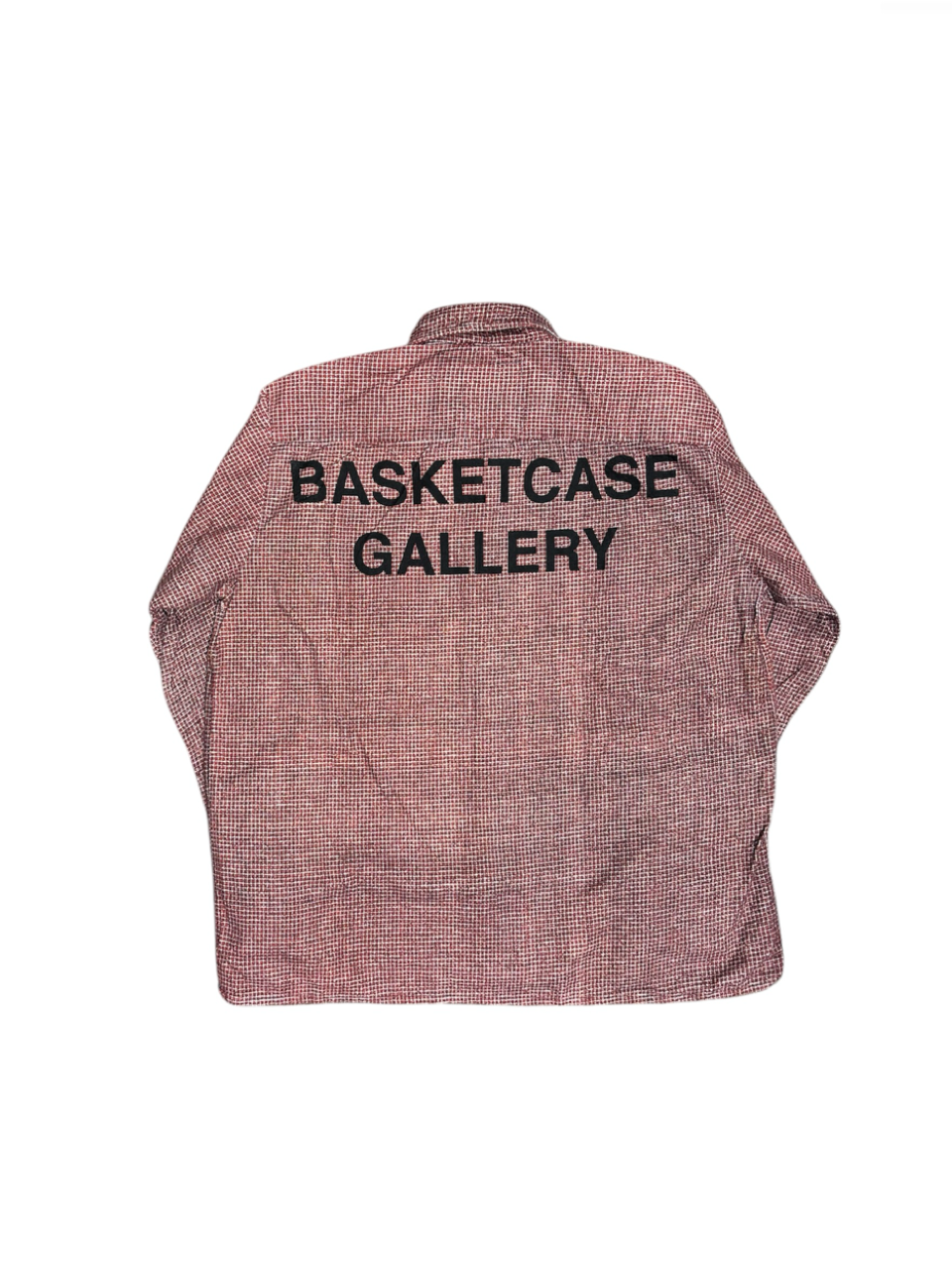 【BASKETCASE - バスケットケース】PARACHUTE FLANNEL UPCYCLE / RED (シャツ/レッド)