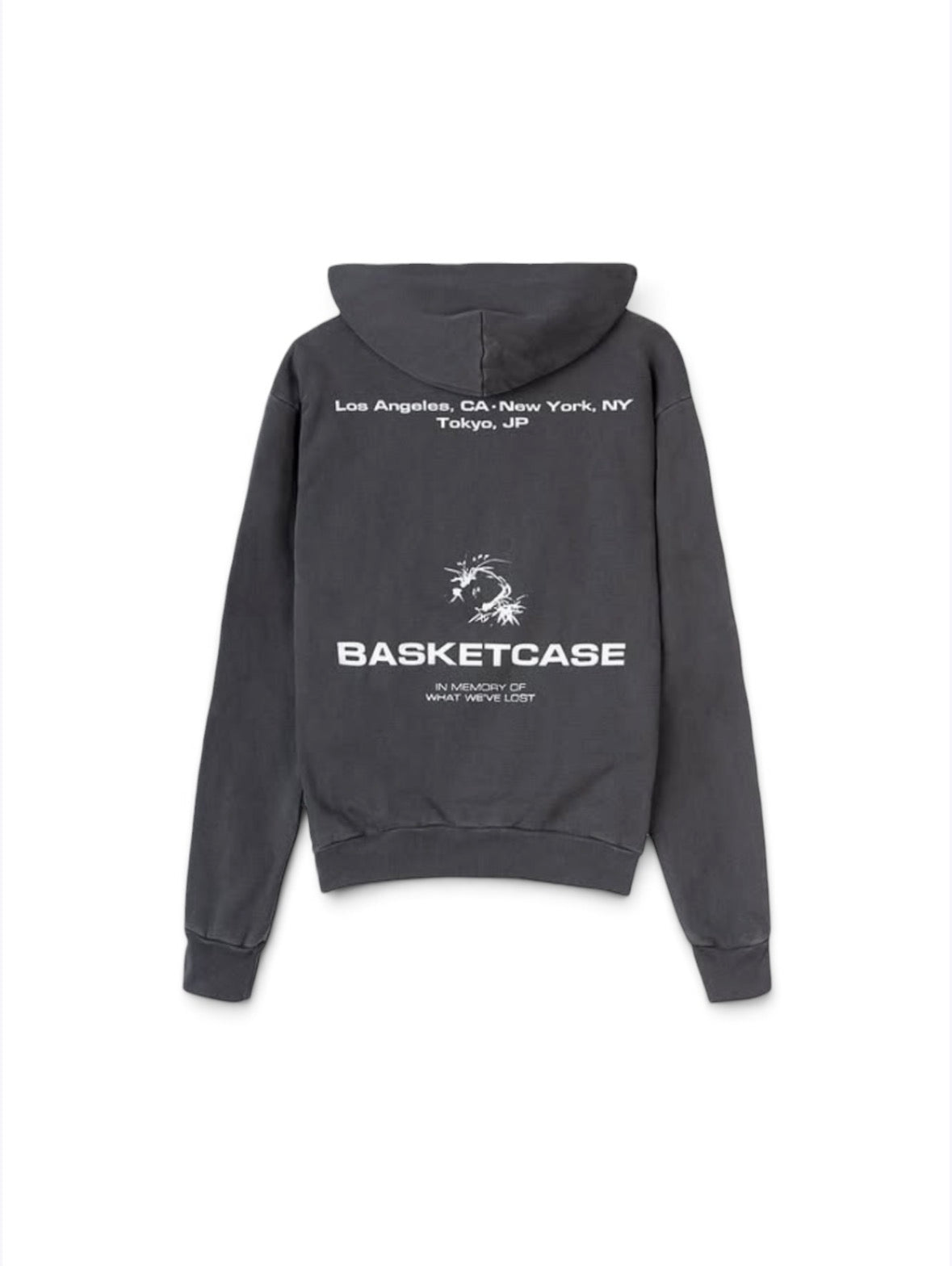 【BASKETCASE - バスケットケース】AVE MARIA HOODIE / VINTAGE BLACK (フーディー/ヴィンテージブラック)