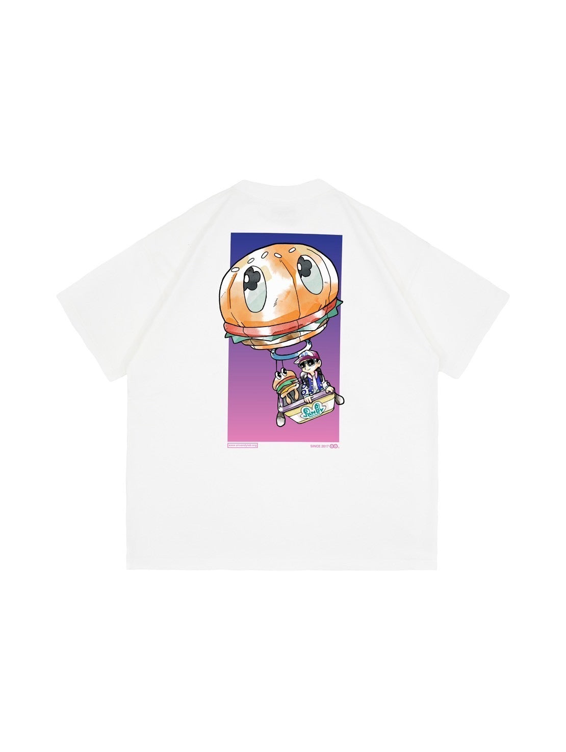 【VANDY THE PINK - ヴァンディー・ザ・ピンク】SOFT ANIME AIR BALLOON TEE (Tシャツ/ホワイト)