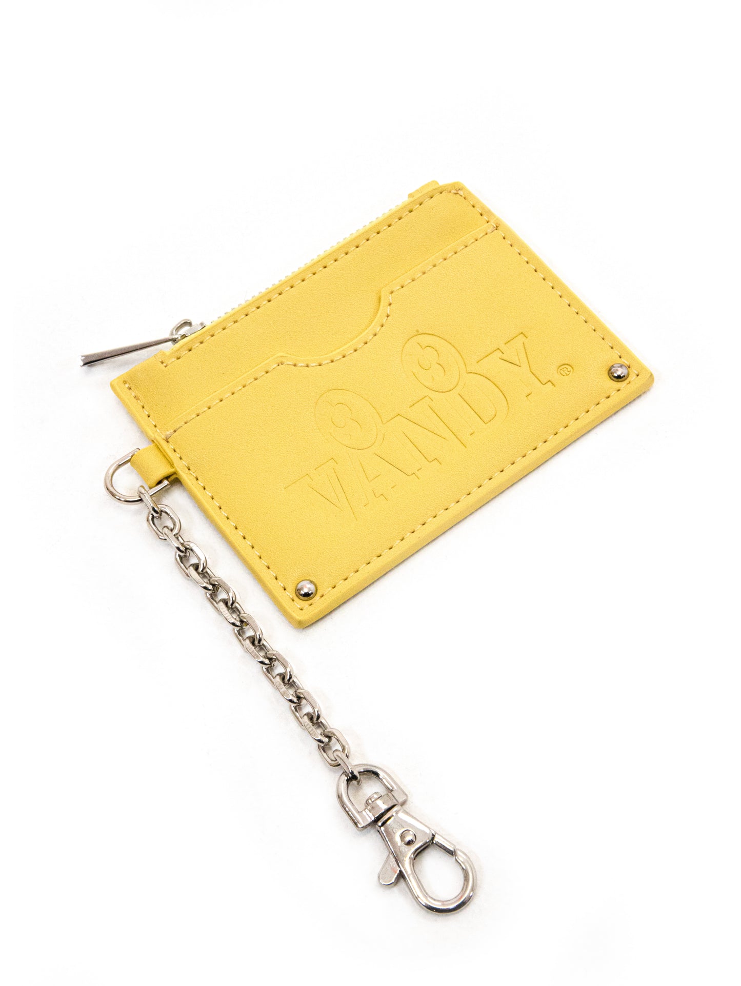 【VANDY THE PINK - ヴァンディー・ザ・ピンク】HERITAGE LOGO KEYCHAIN WALLET (ウォレット/イエロー)