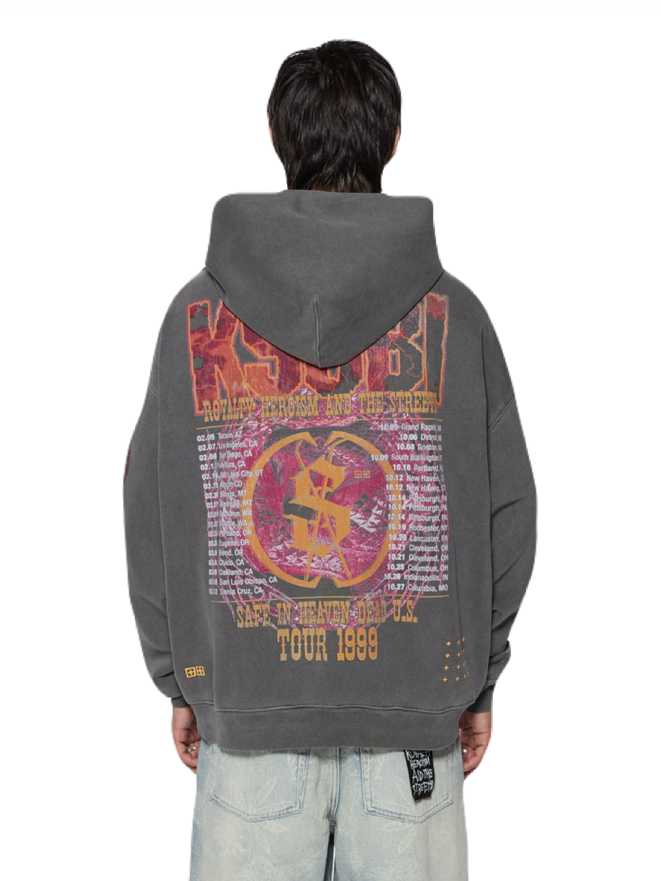 【KSUBI - スビ】KICKSTART EKCESS HOODIE / CHARCOAL(パーカー/チャコール)