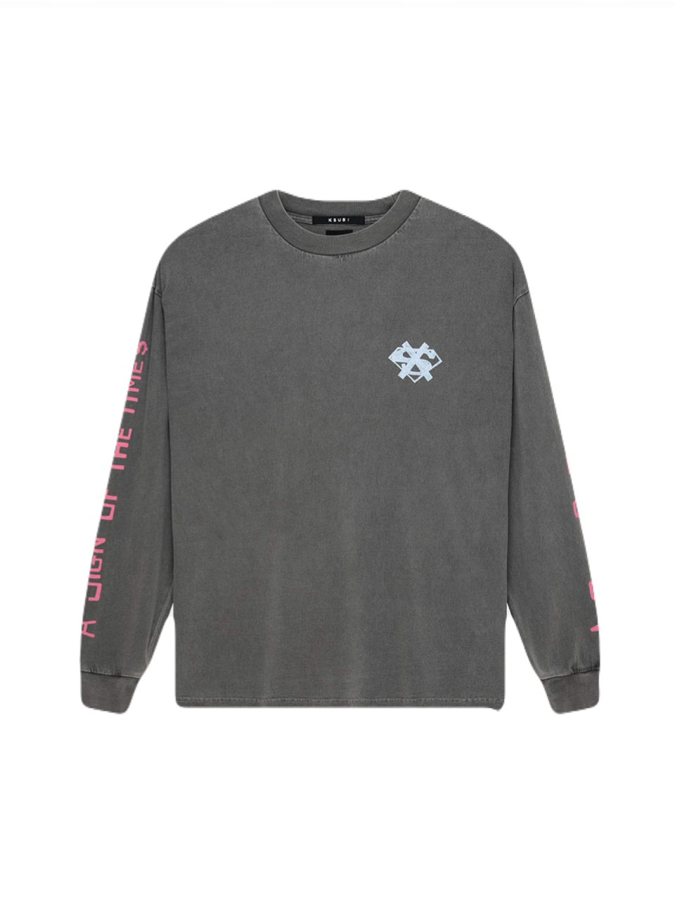 【KSUBI - スビ】THE SIGN EKCESS LS TEE / CHARCOAL(ロンT/チャコール)