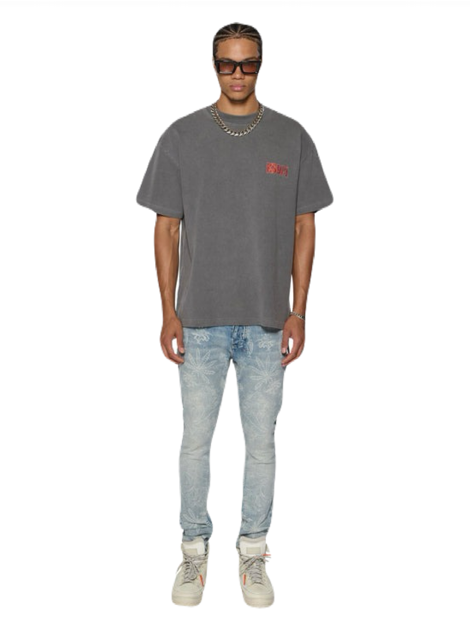 【KSUBI - スビ】KICKSTART EKCESS SS TEE / CHARCOAL(Tシャツ/チャコール)