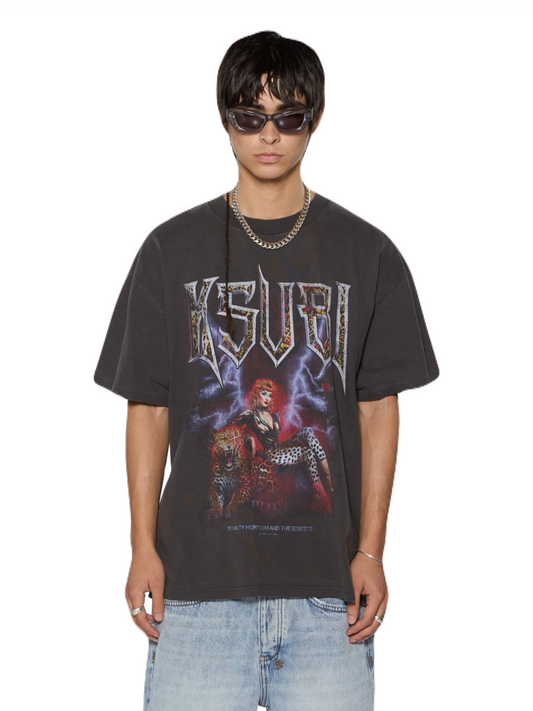 【KSUBI - スビ】KINGDOM EKCESS SS TEE / FADED BLACK(Tシャツ/フェードブラック)