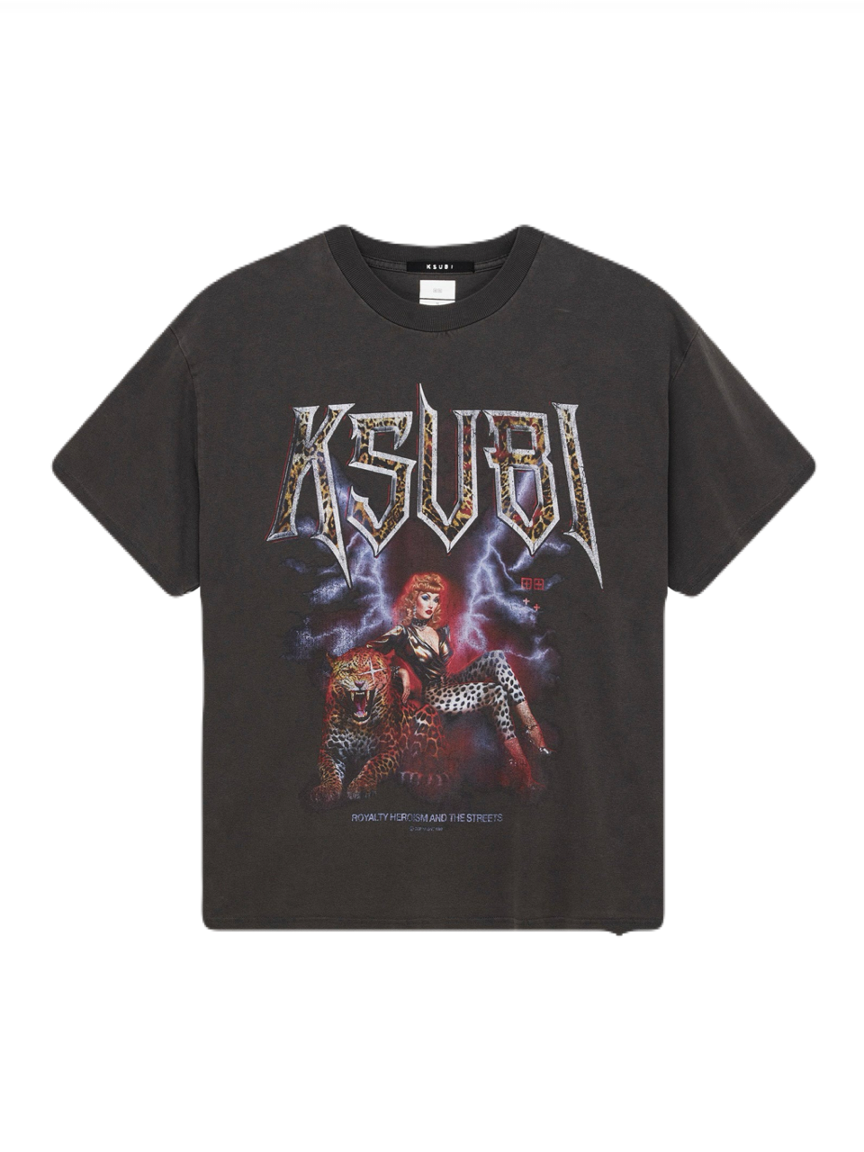 【KSUBI - スビ】KINGDOM EKCESS SS TEE / FADED BLACK(Tシャツ/フェードブラック)