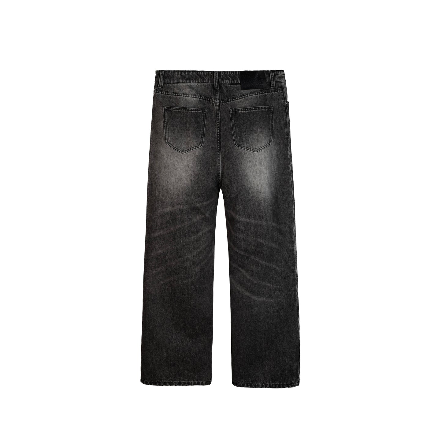 【BASKETCASE - バスケットケース】LAX BAGGY DENIM WHISKER WASH / FADED BLACK (デニム/フェードブラック)