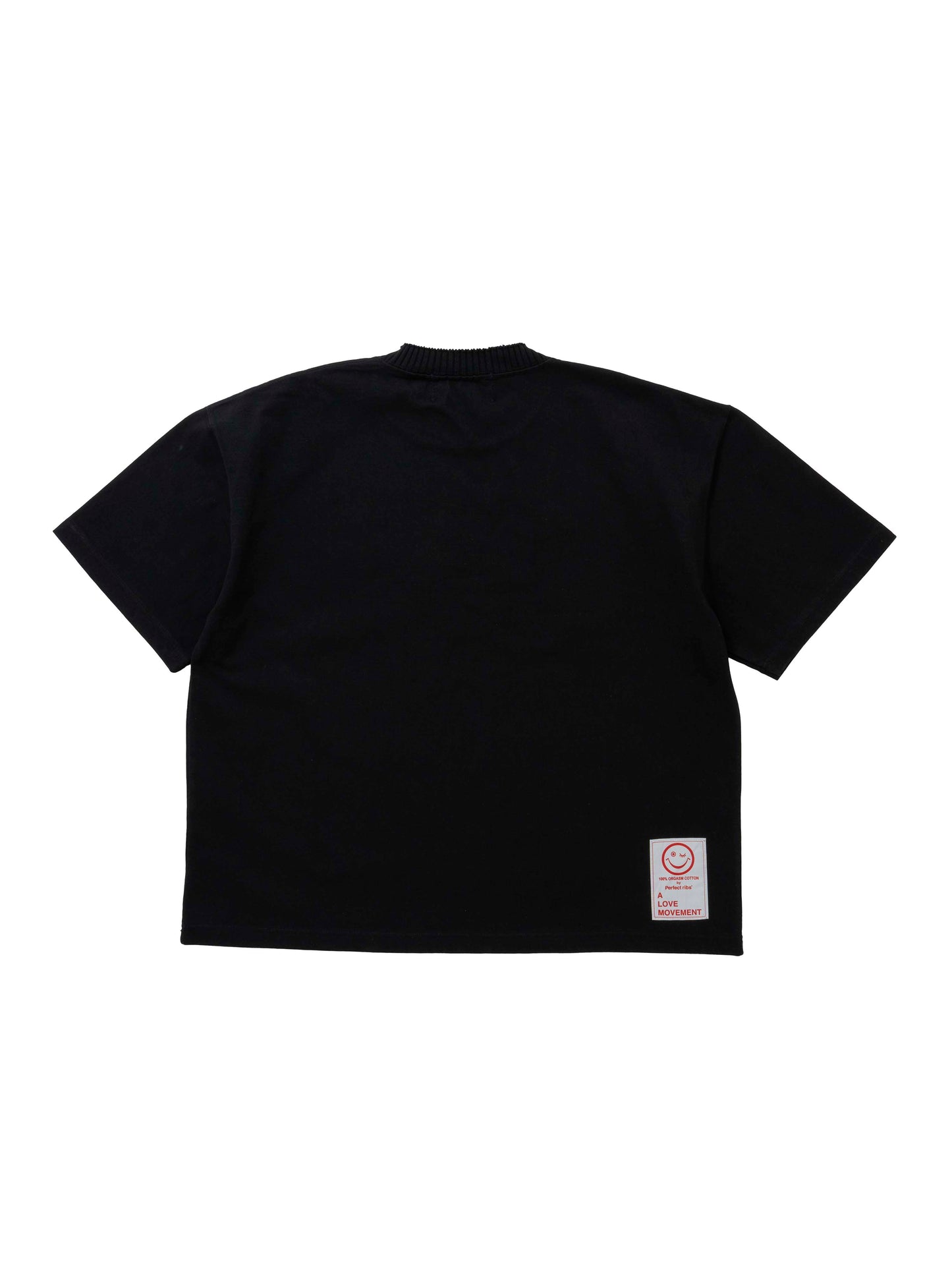 【Perfect ribs®×ALM】"ART LOVE MUSIC" Basic Short Sleeve T Shirts / Black(Tシャツ/ブラック)