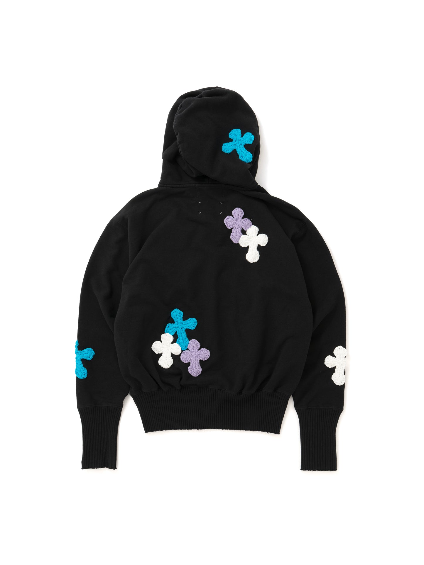 【Perfect ribs® × Y.A.R.N. 】Basic Zip Hoodie / Black(パーカー/ブラック)