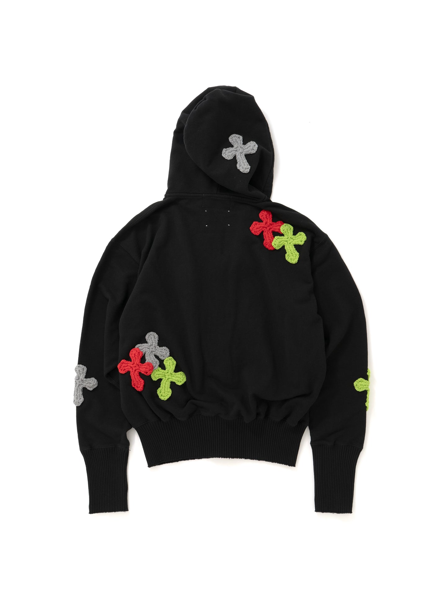 【Perfect ribs® × Y.A.R.N. 】Basic Zip Hoodie / Black(パーカー/ブラック)