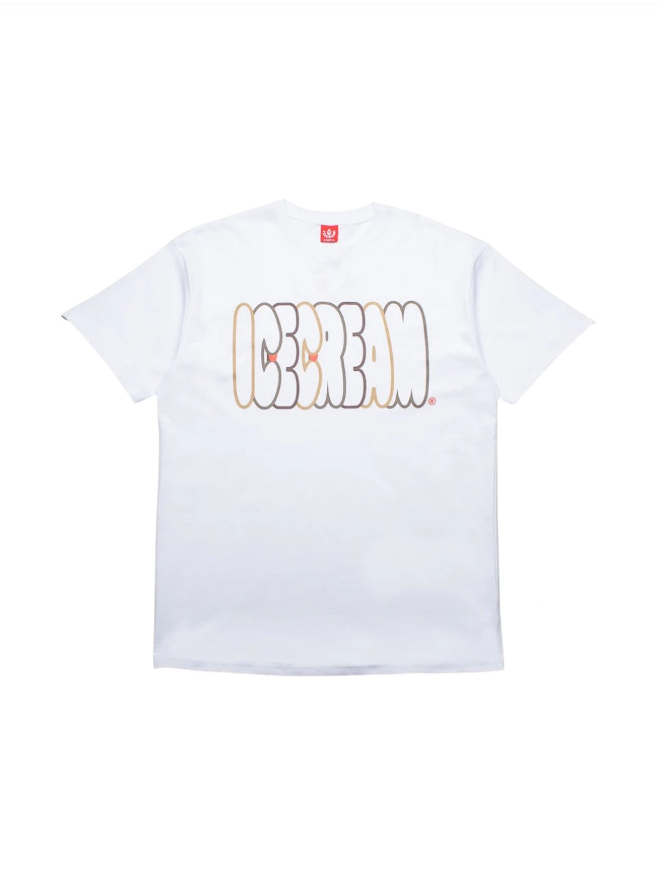 【ICE CREAM - アイスクリーム】BUBBLE T-SHIRT / WHITE (Tシャツ/ホワイト)