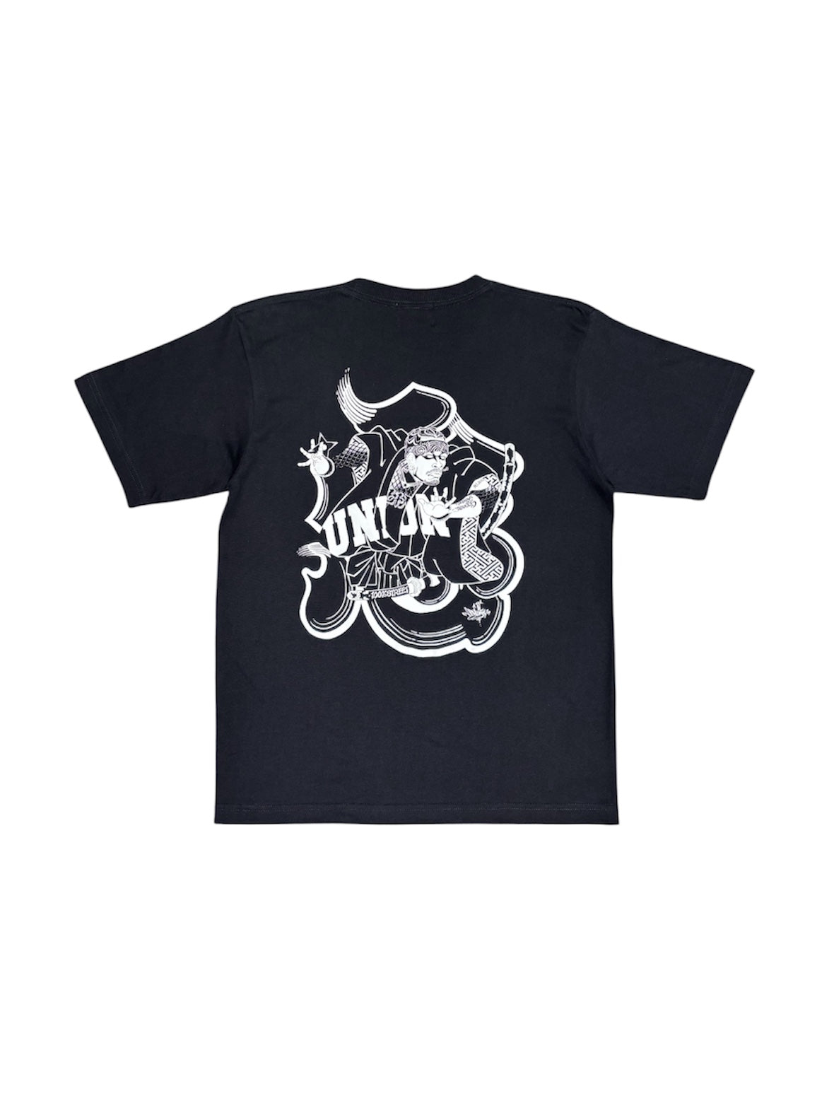 【KOJIMAN×UNION - コージマン×ユニオン】KOJIMAN×UNION 100%STREET 浮世絵 T-SHIRT / BLACK (Tシャツ/ブラック)
