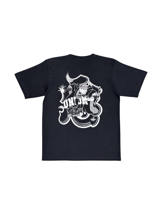 International Shipping【KOJIMAN×UNION】KOJIMAN×UNION 100%STREET "UKIYOE" T-SHIRT / BLACK