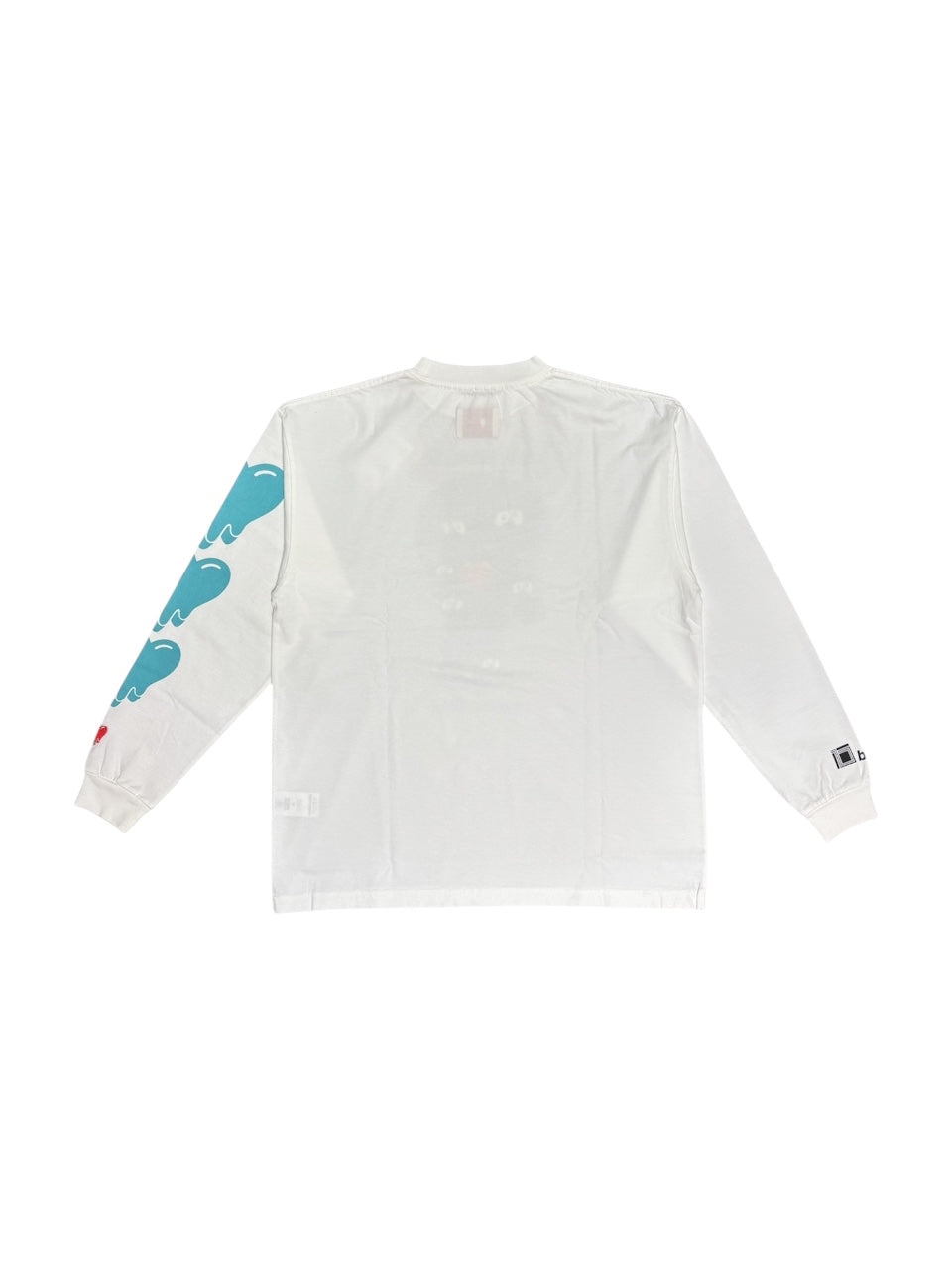 【EMOTIONALLY UNAVAILABLE - エモーショナリー アンアベイラブル】EU BG MELTING LS TEE / WHITE (ロンT/ホワイト)