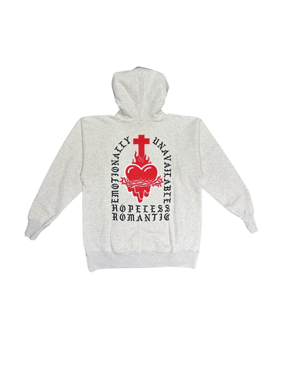 【EMOTIONALLY UNAVAILABLE - エモーショナリー アンアベイラブル】EU LOGO CL HOODIE / IVORY (フーディ/アイボリー)