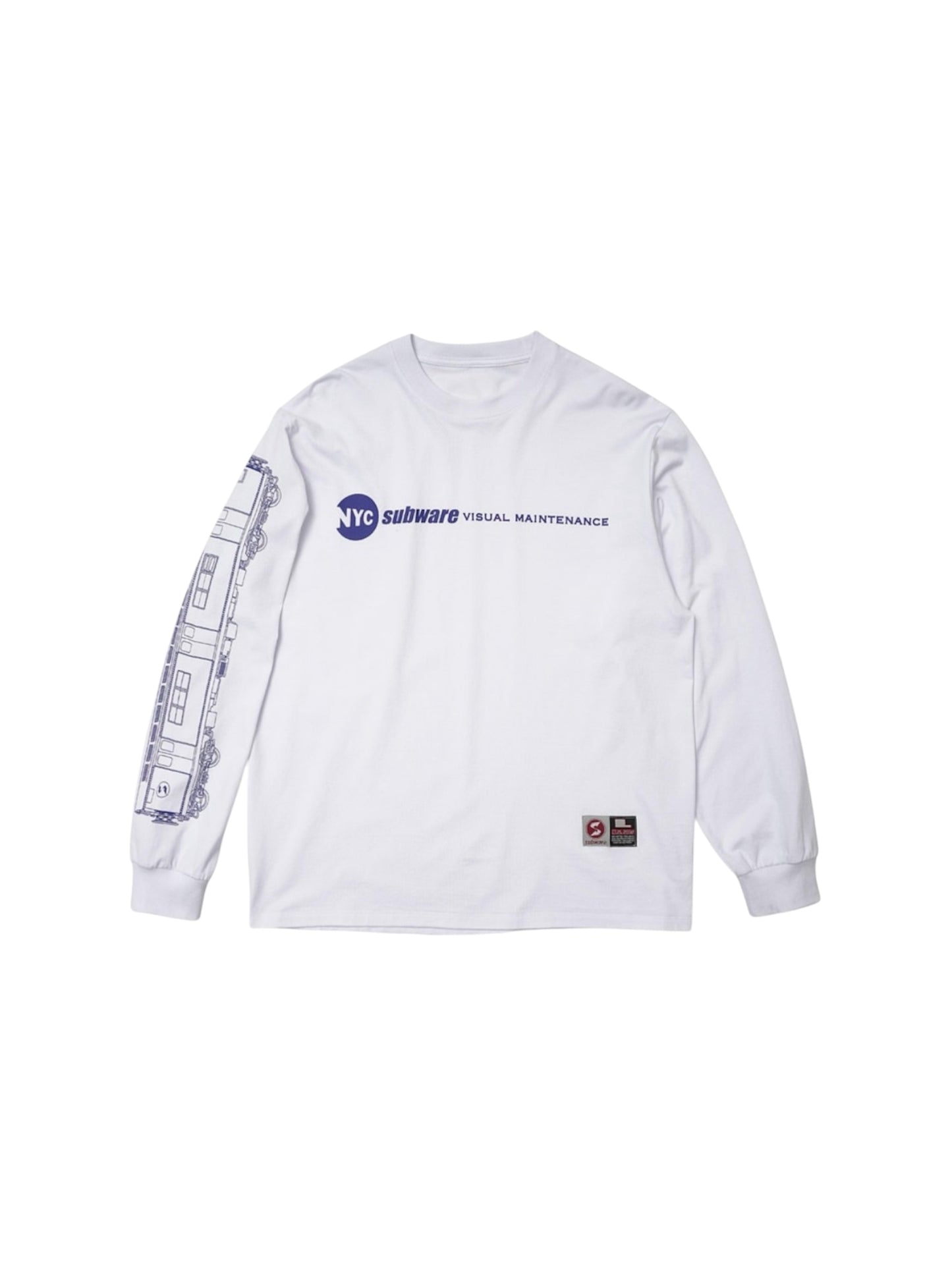 【SUBWARE - サブウェア】MARQUEE LOGO L/S TEE / WHITE (ロンT/ホワイト)