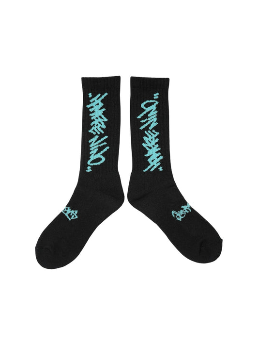【Hombre Nino - オンブレニーニョ】SKATE SOCKS / BLACK (ロンT/ブラック)