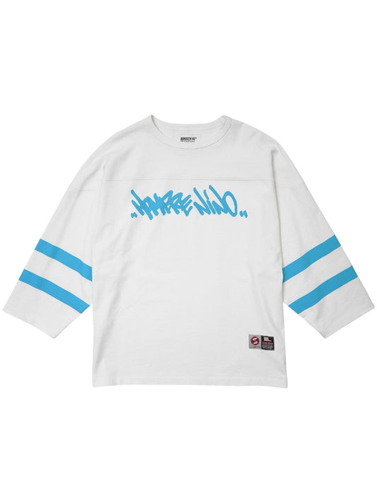 【Hombre Nino - オンブレニーニョ】FOOTBALL SHIRT / WHITE (Tシャツ/ホワイト)