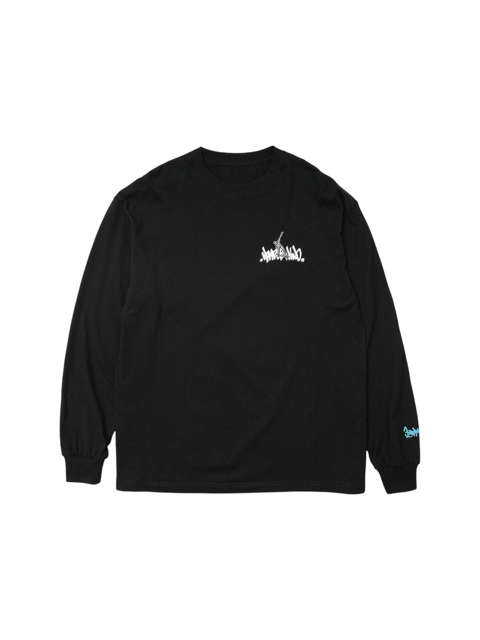 【Hombre Nino - オンブレニーニョ】L/S PRINT TEE / BLACK (ロンT/ブラック)